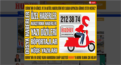 Desktop Screenshot of hudutgazetesi.com